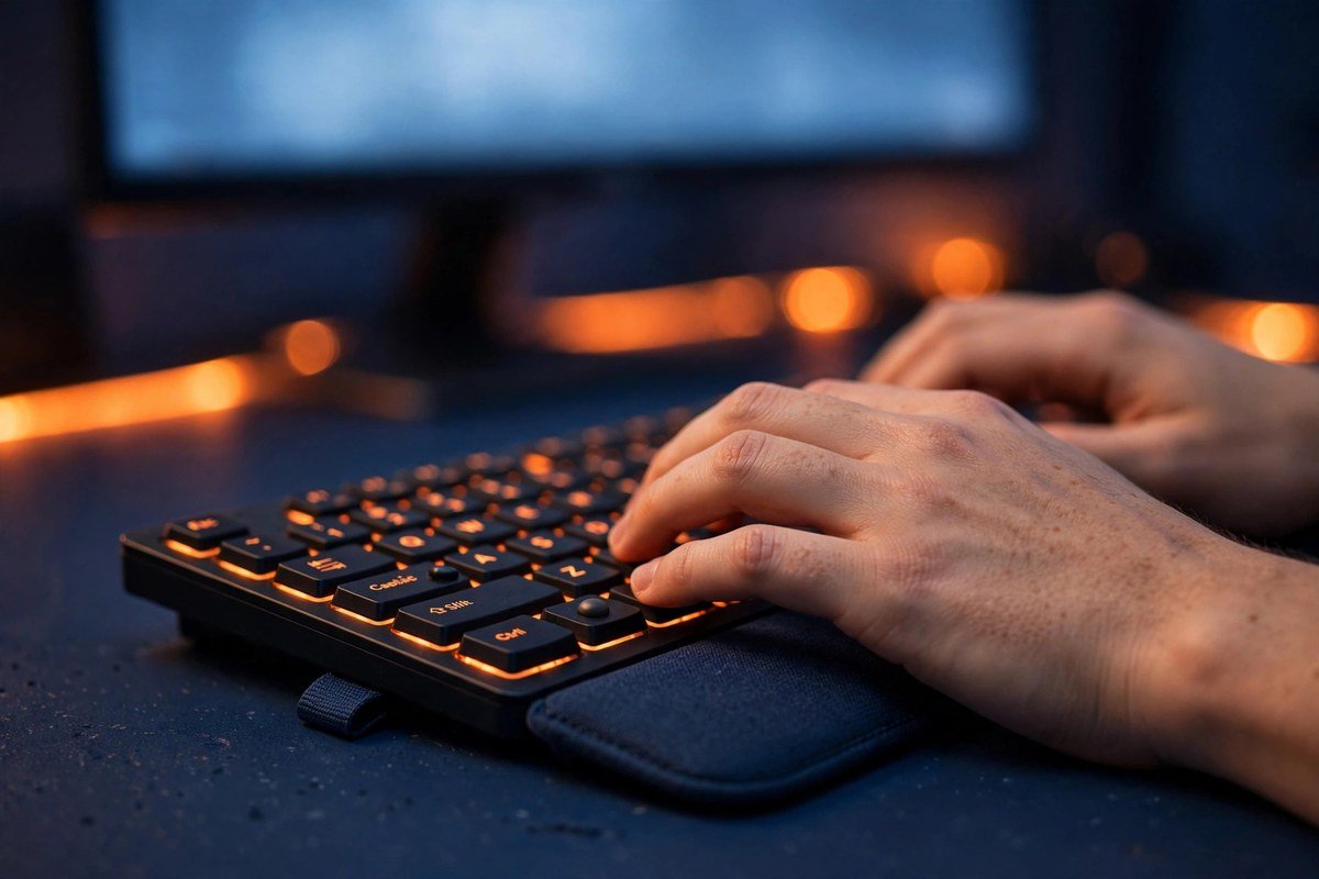 Accessibility statement page showing keyboard navigation support