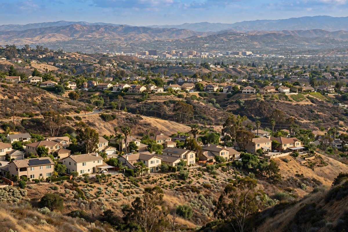 Agoura Hills California skyline, slab leak service area