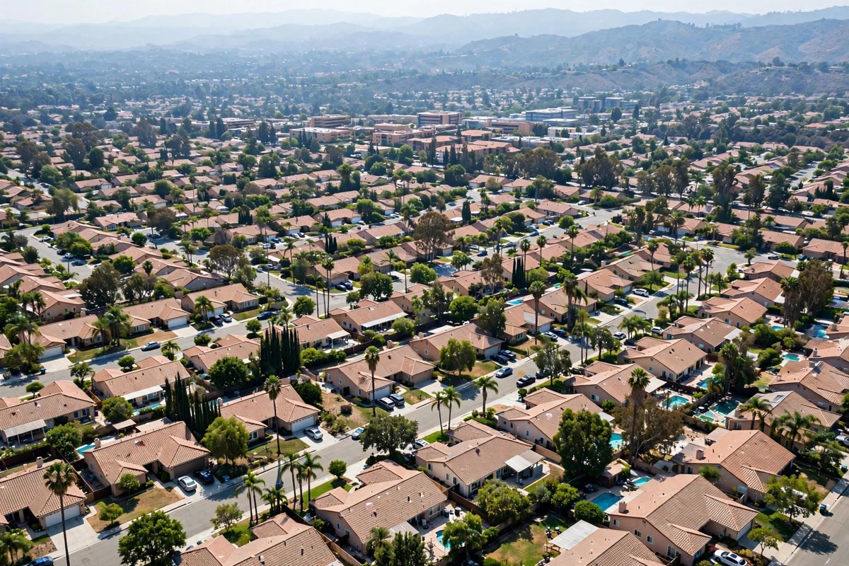 Aliso Viejo skyline — slab leak detection service area
