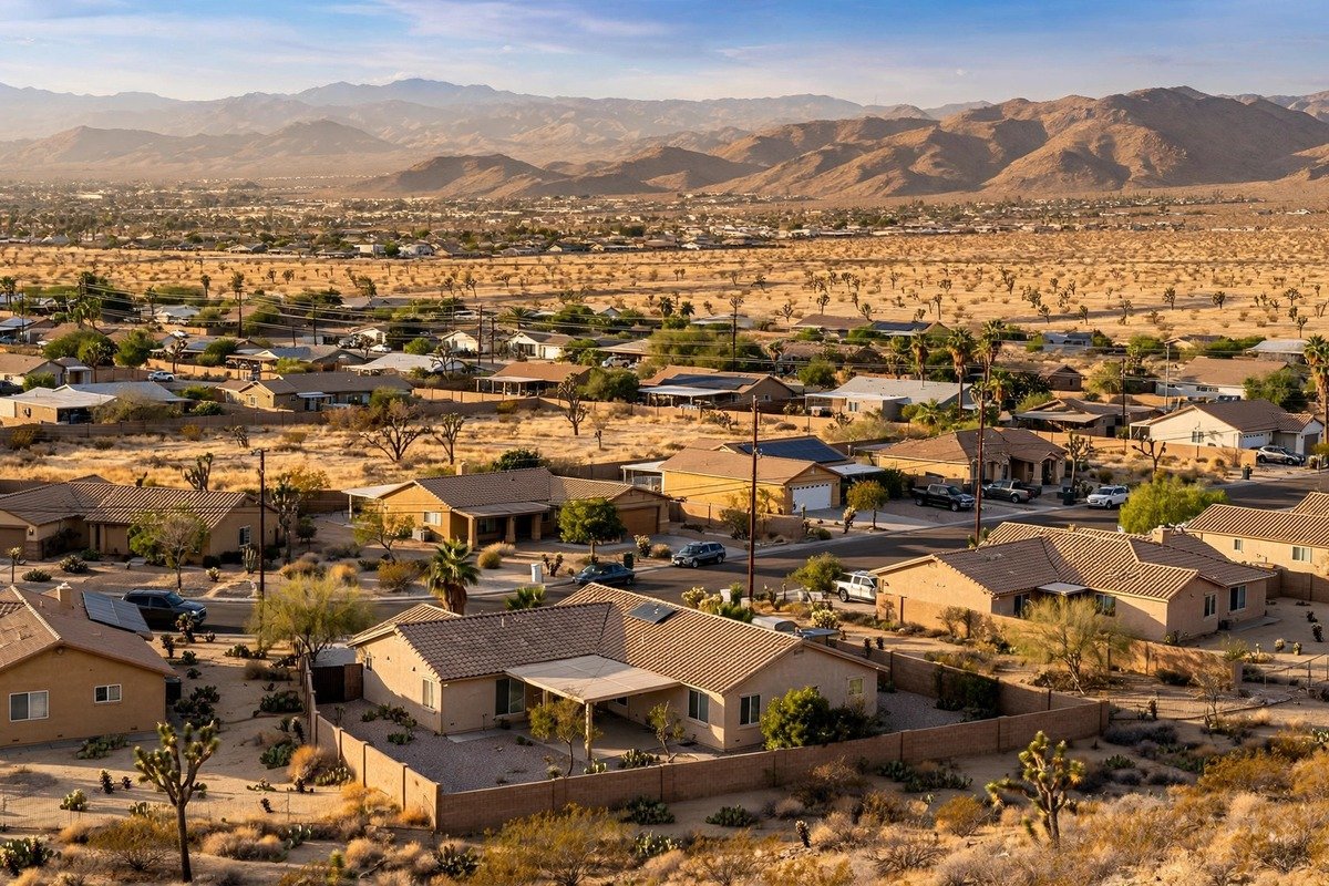 Apple Valley California desert skyline, Nova slab leak service area
