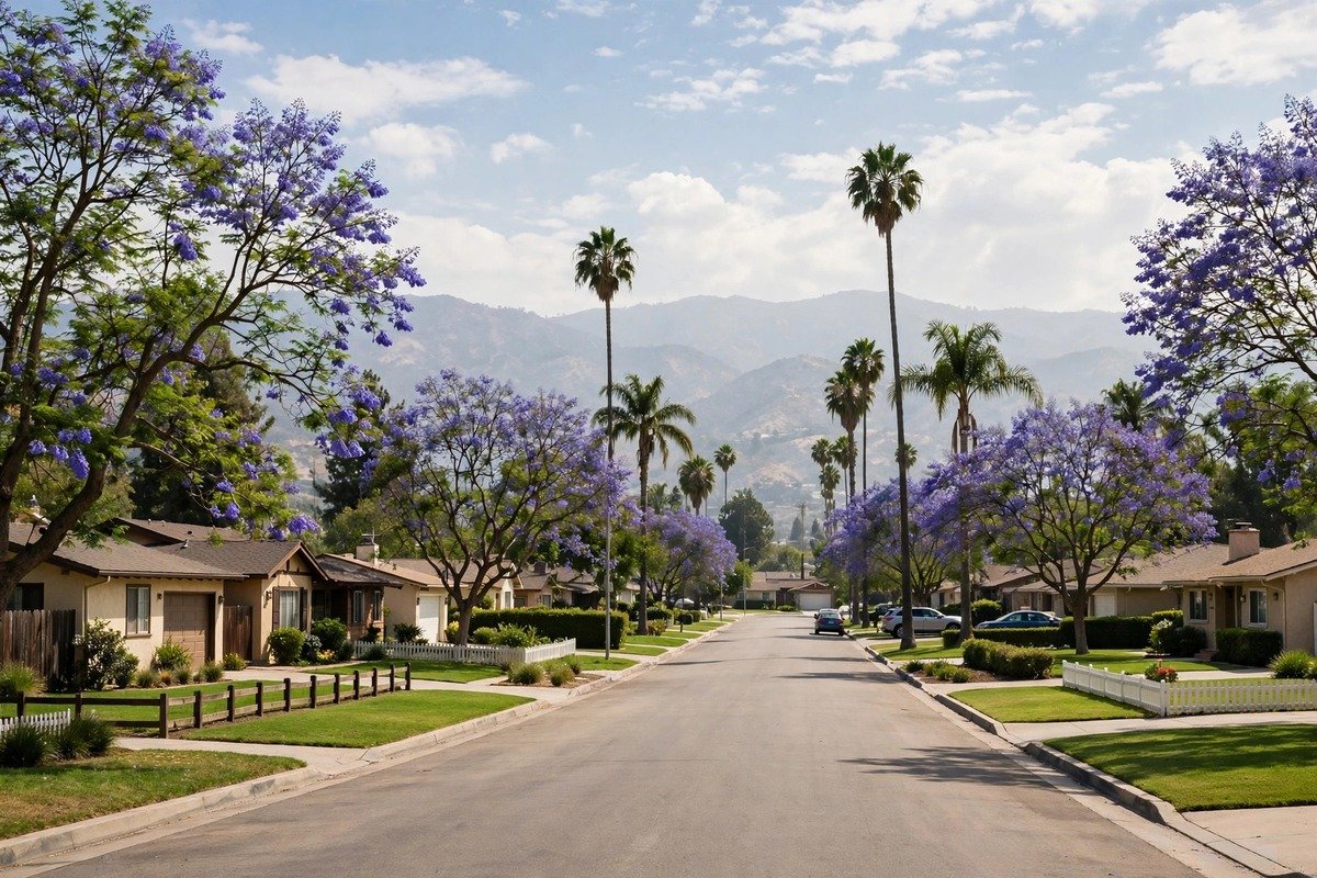 Arcadia skyline — slab leak detection service area