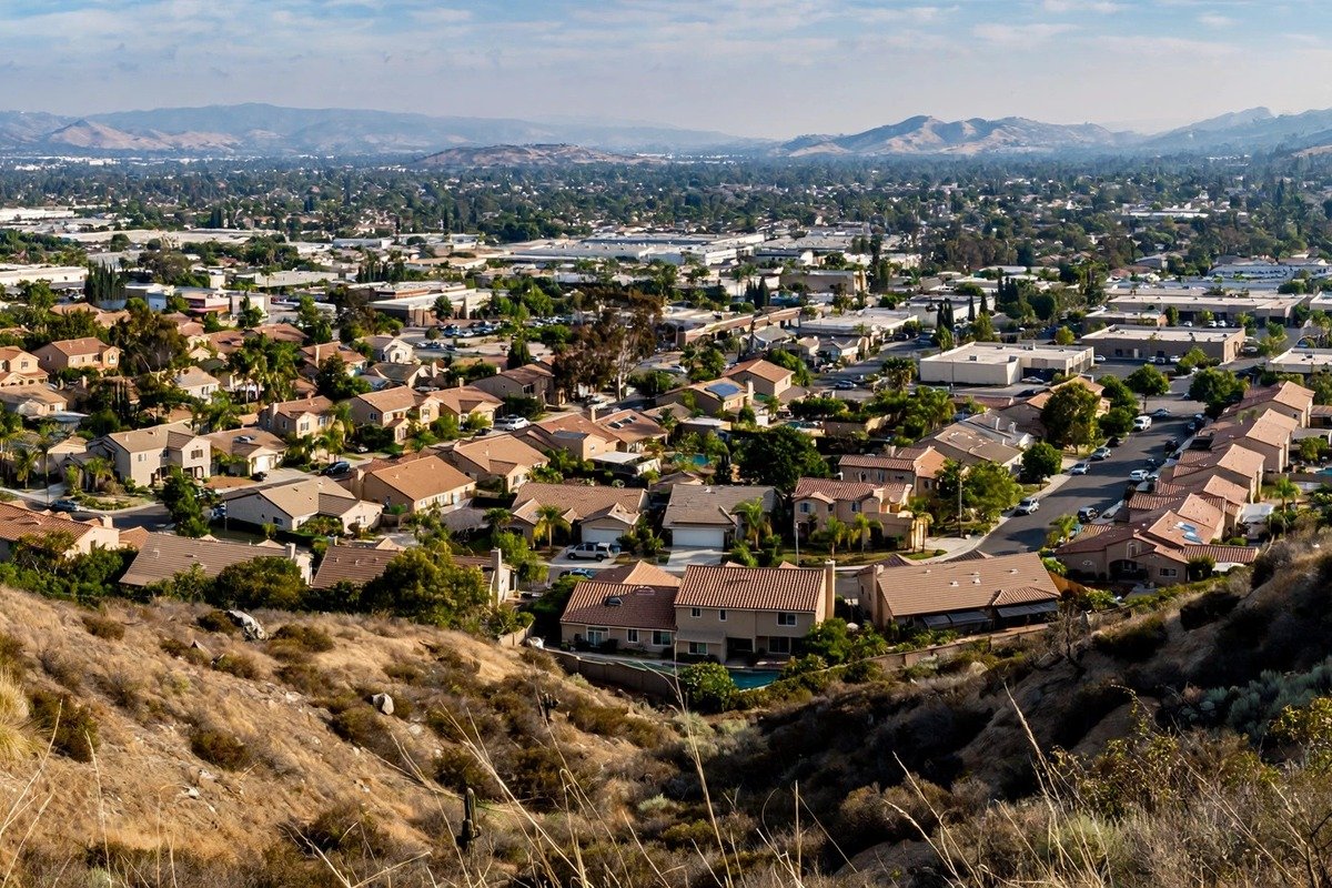 Calimesa skyline — slab leak detection service area
