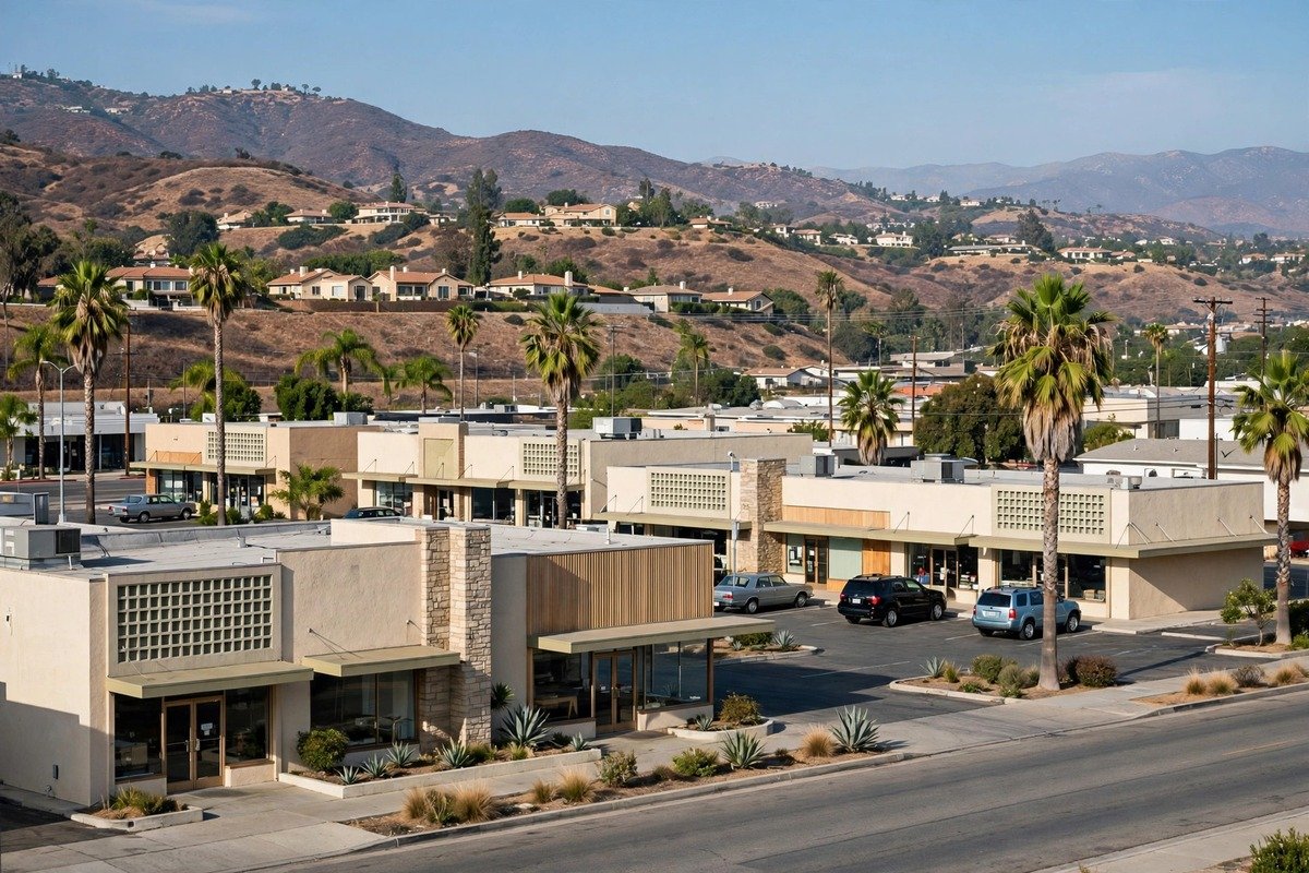 Canoga Park skyline — slab leak detection service area