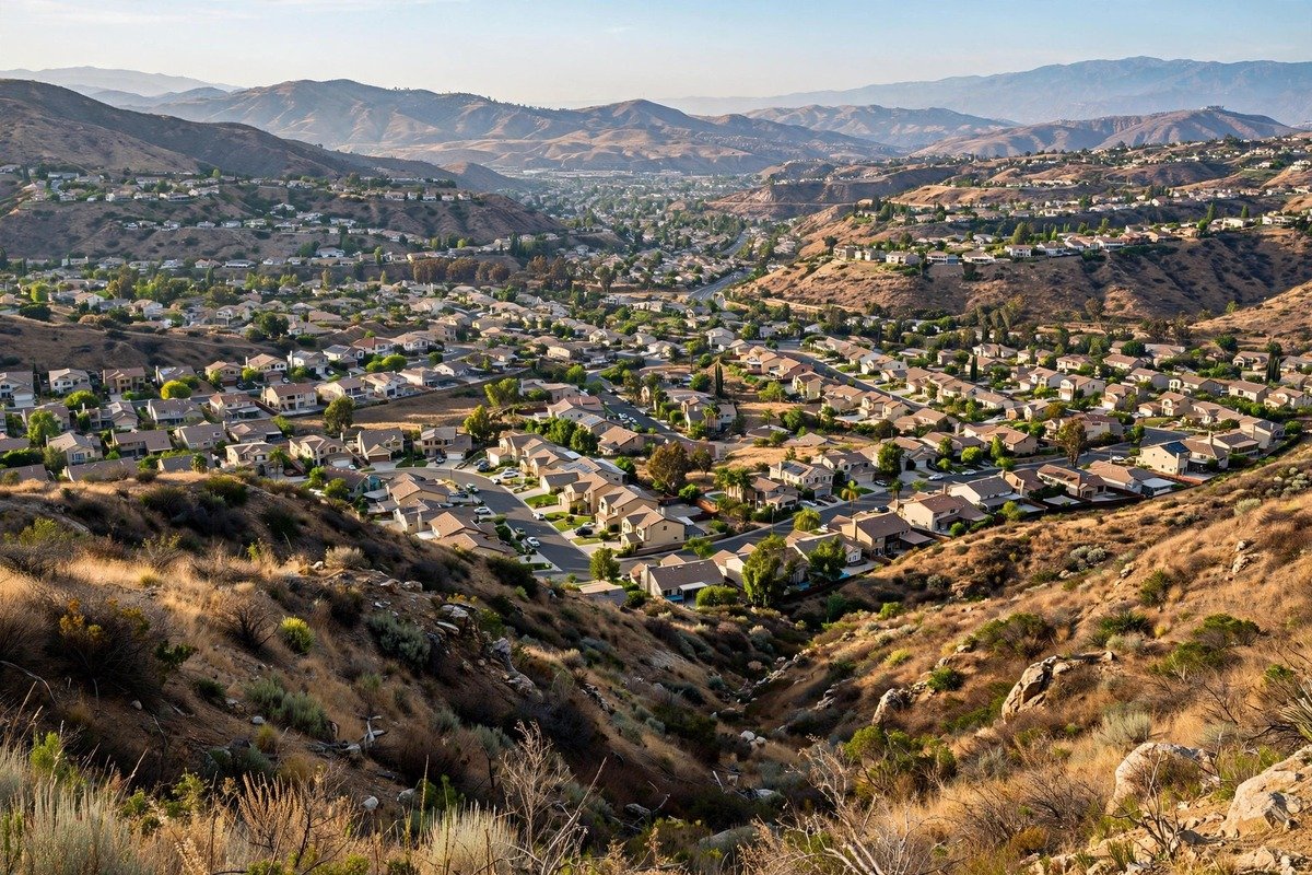 Canyon Country California skyline, Nova slab leak service area