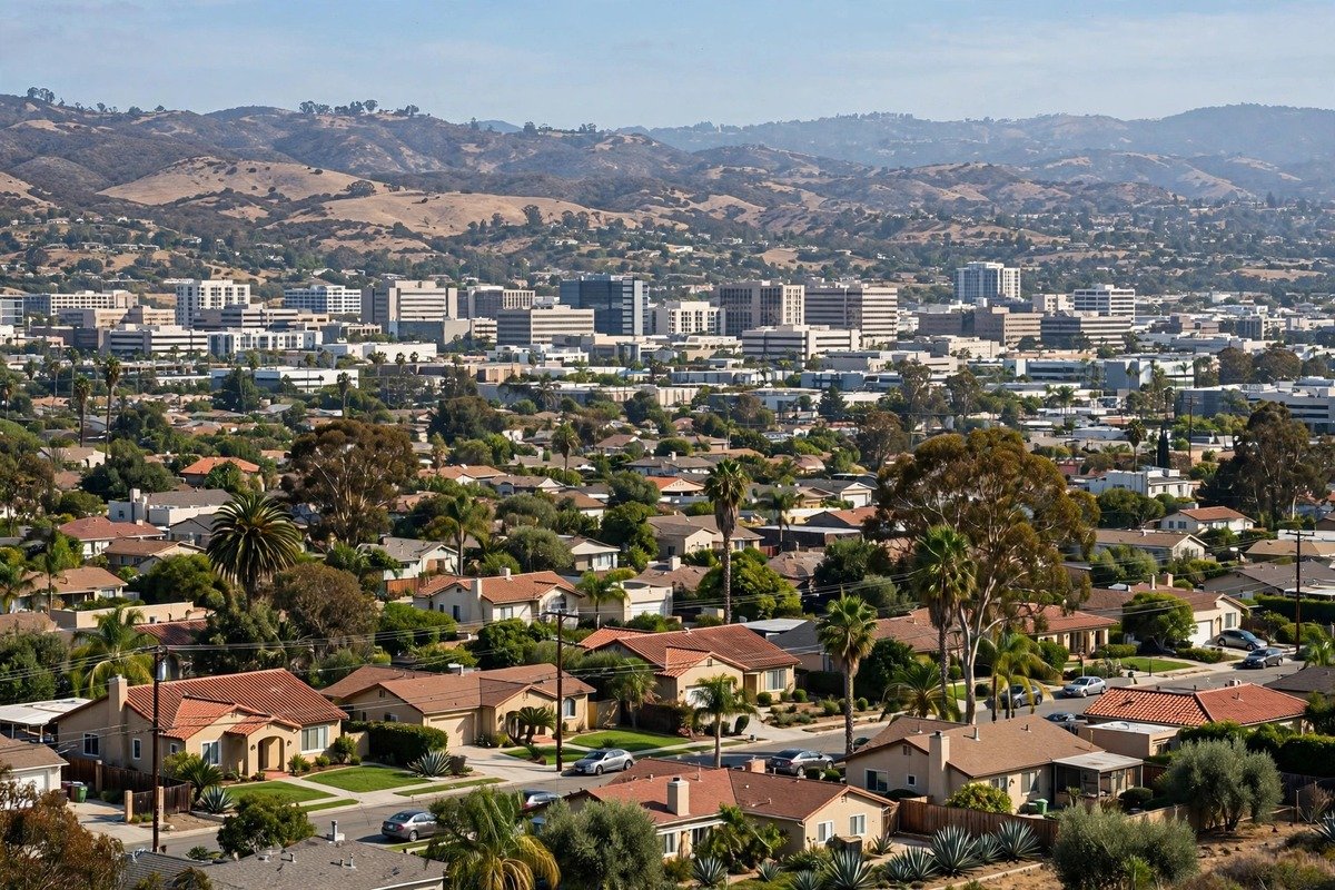 Culver City California skyline, slab leak service area
