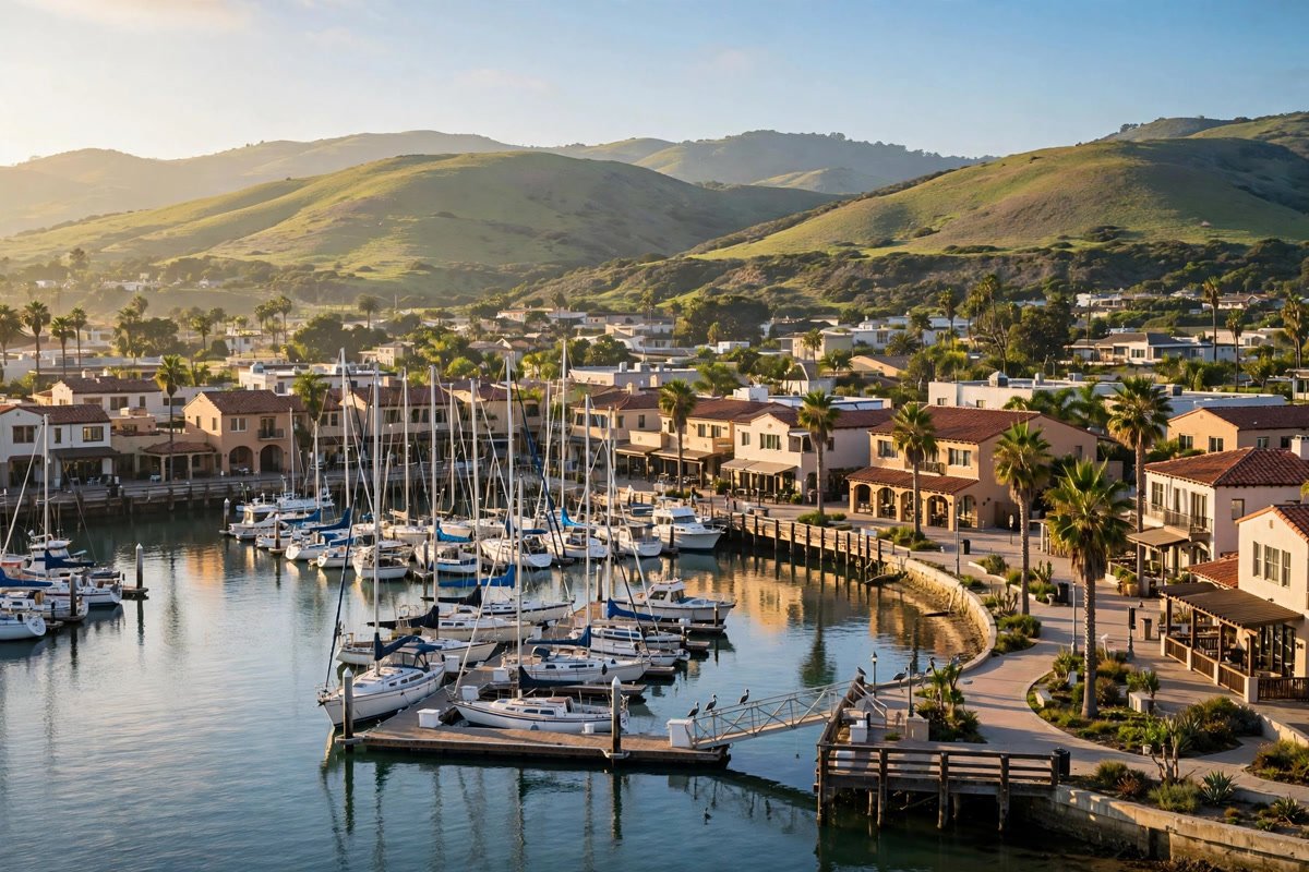 Dana Point skyline — slab leak detection service area