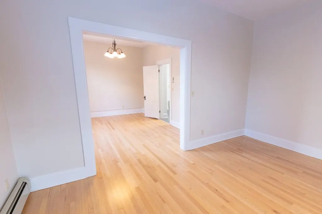Hardwood floor over a slab foundation, left intact by non-invasive slab leak detection