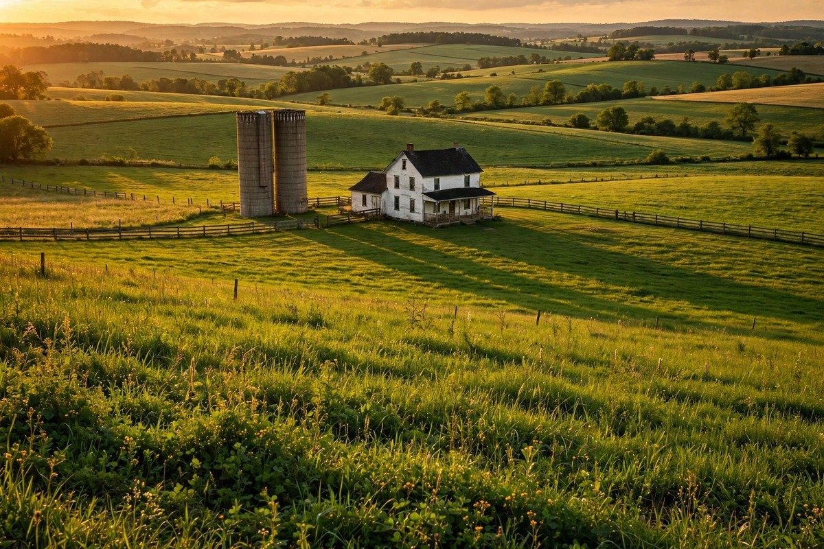 Skyline and neighborhoods of Gap, Pennsylvania