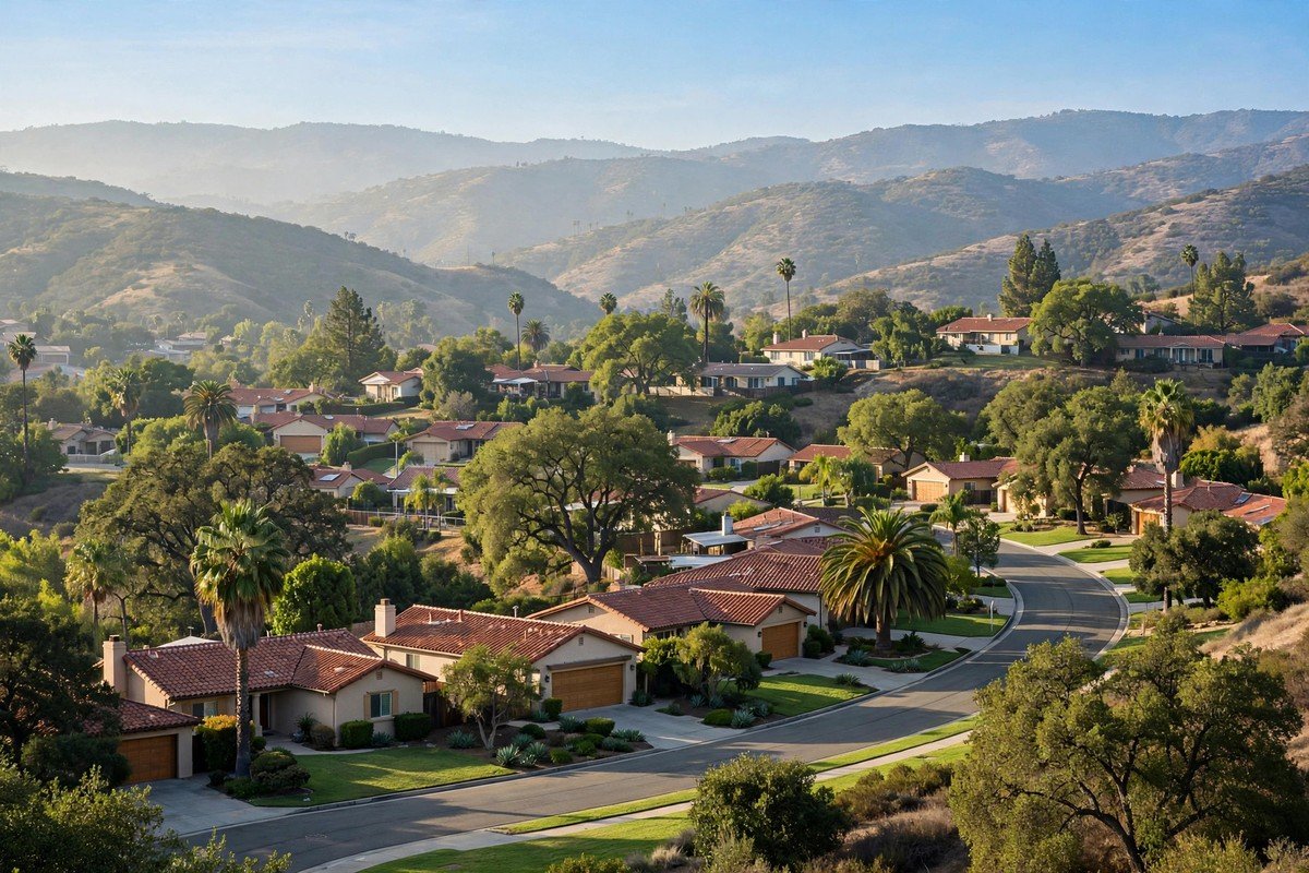 Glendora skyline — slab leak detection service area