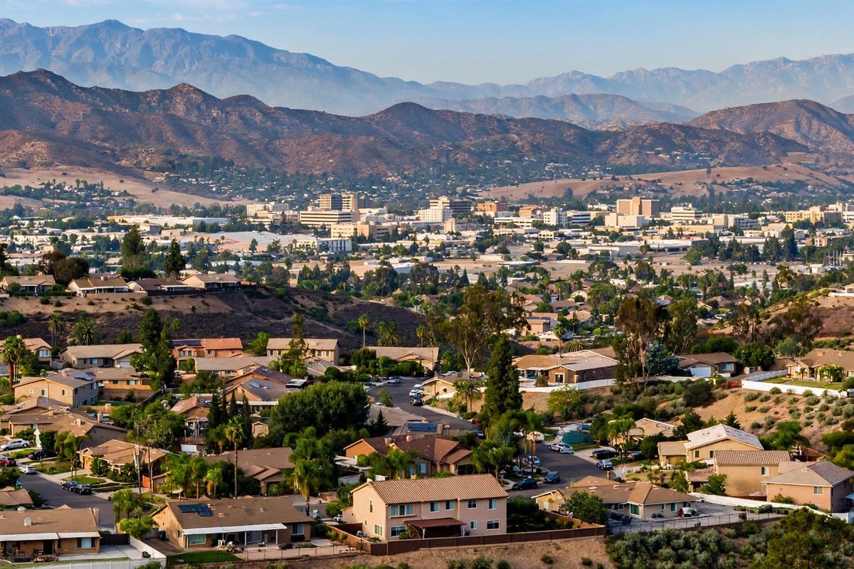 Grand Terrace California skyline, Nova slab leak service area