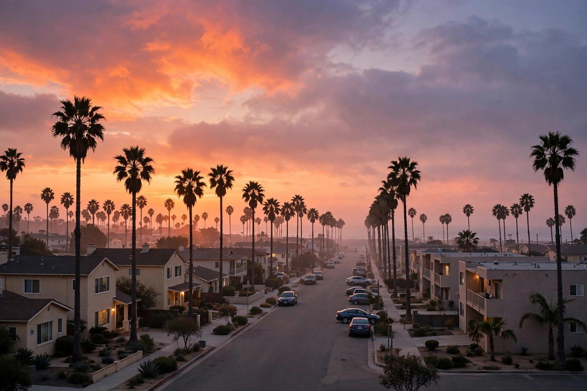 Hermosa Beach skyline — slab leak detection service area