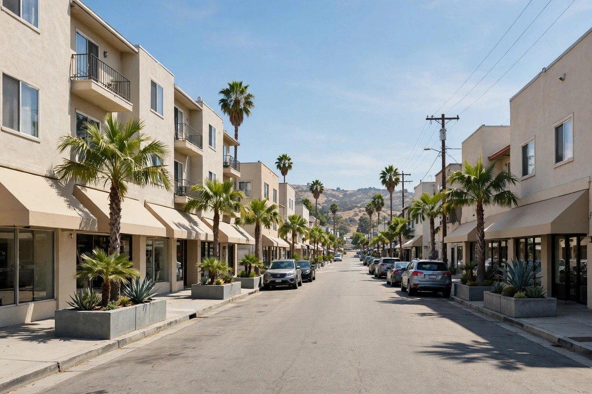 Huntington Park skyline — slab leak detection service area