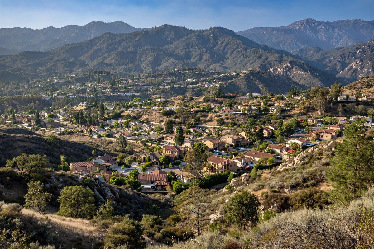 Idyllwild skyline — slab leak detection service area