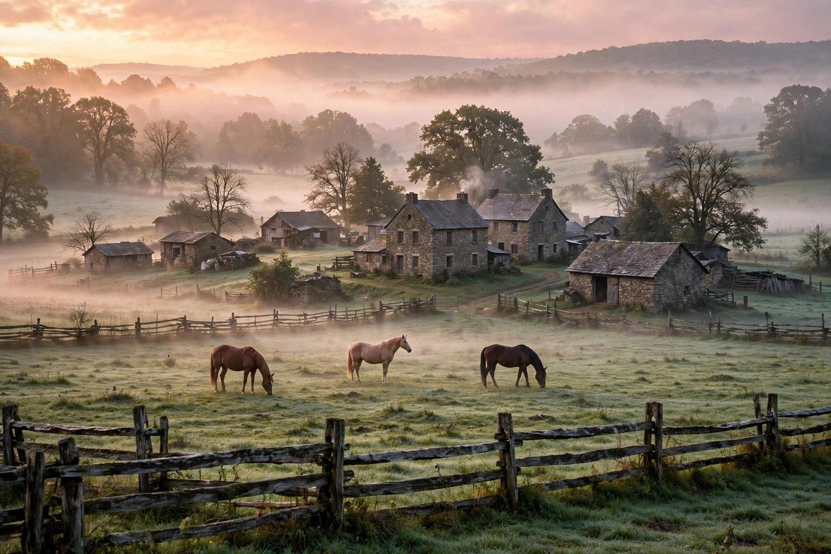 Skyline and neighborhoods of Kirkwood, Pennsylvania