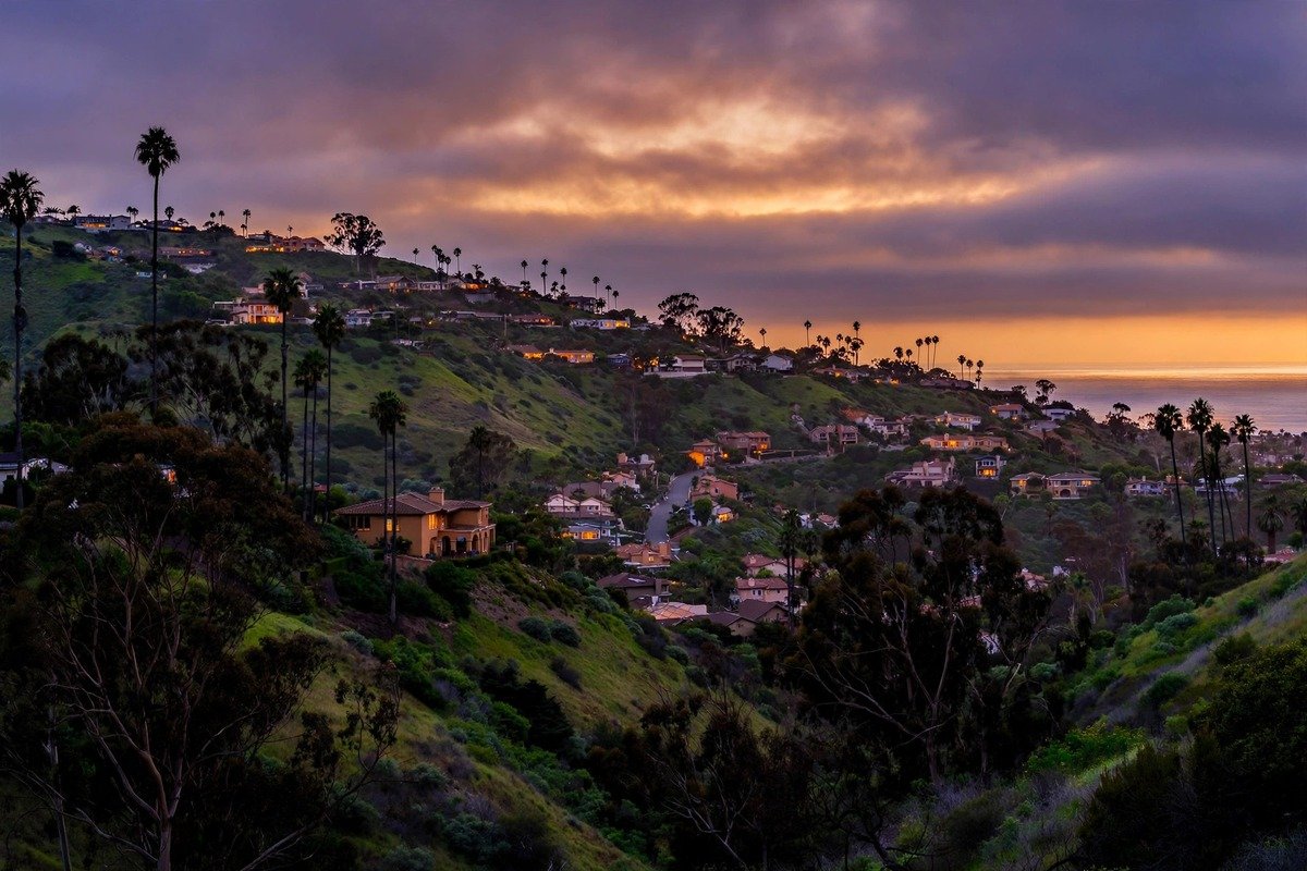 Laguna Beach skyline — slab leak detection service area