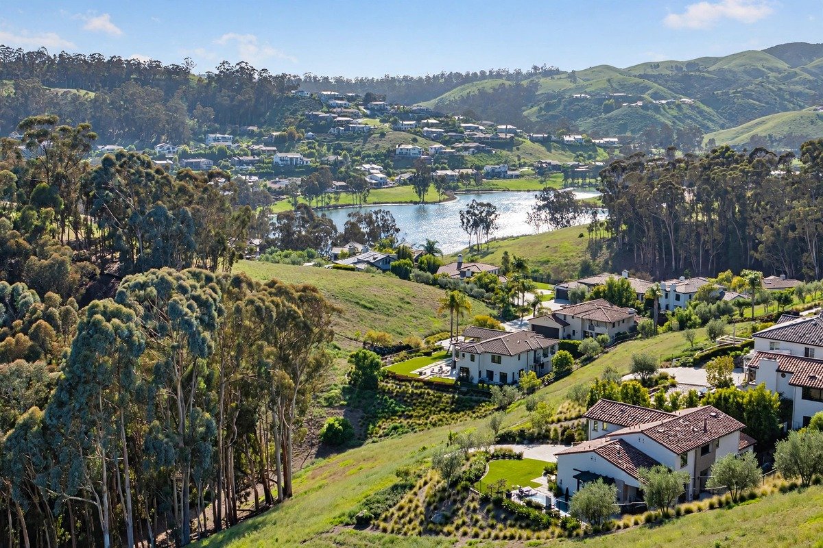 Skyline and neighborhoods of Laguna Hills, California