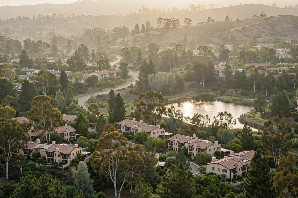 Laguna Woods skyline — slab leak detection service area