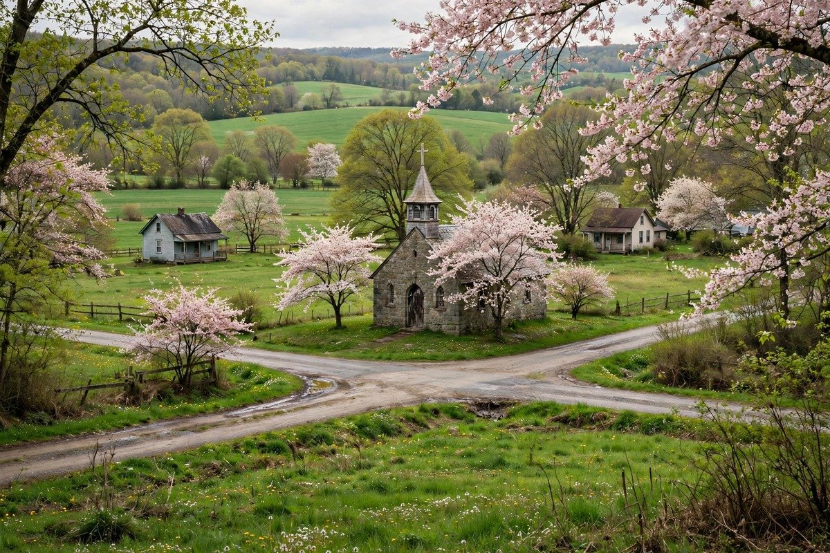 Skyline and neighborhoods of Lawn, Pennsylvania