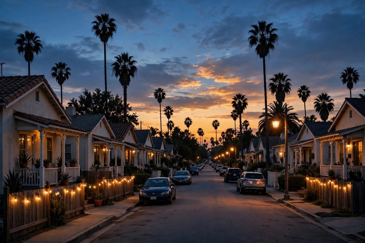 Lynwood skyline — slab leak detection service area