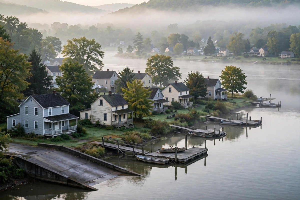 Skyline and neighborhoods of Maytown, Pennsylvania
