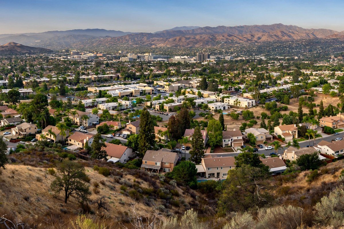 Newhall California skyline, Nova slab leak service area