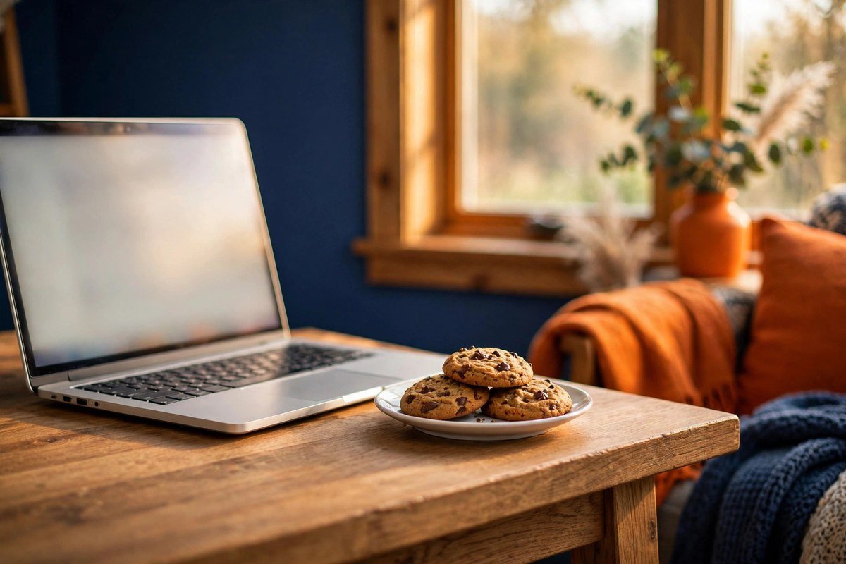 Nova cookie policy explained with a browser cookie icon