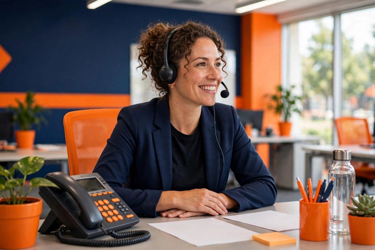 Customer getting accessibility help by phone