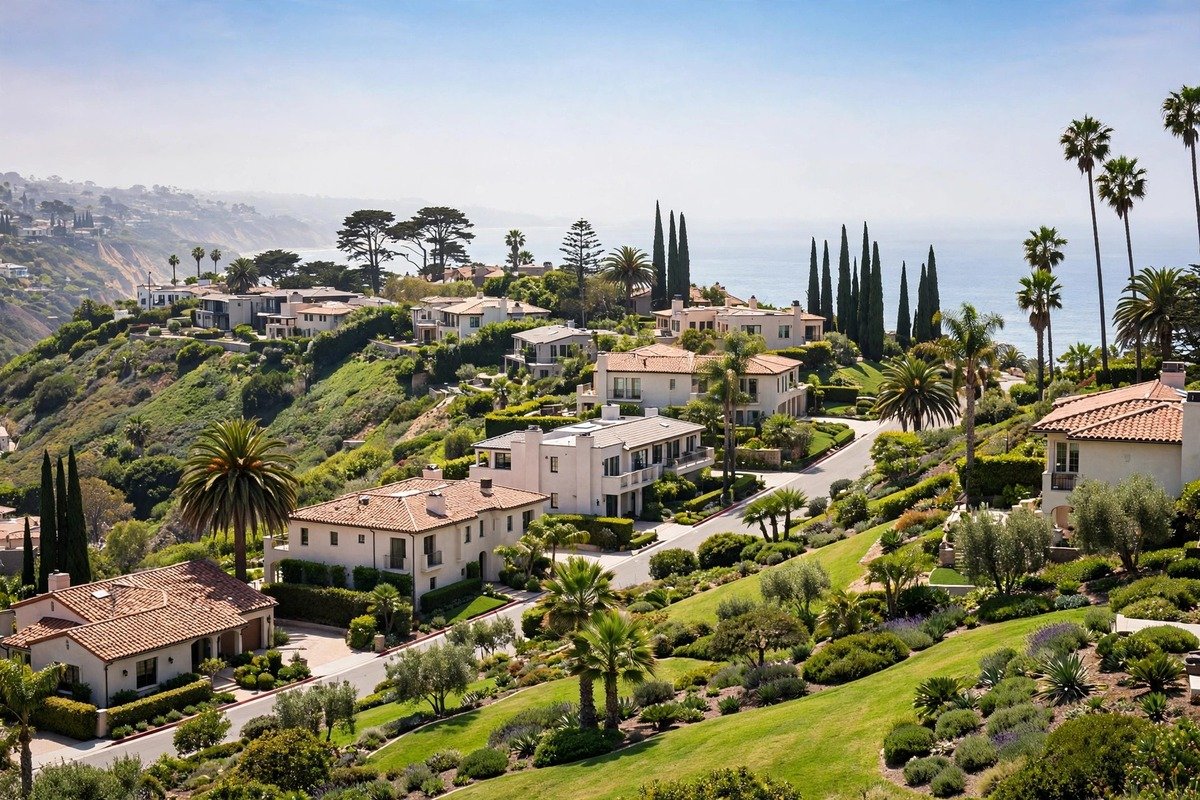 Rancho Palos Verdes skyline — slab leak detection service area