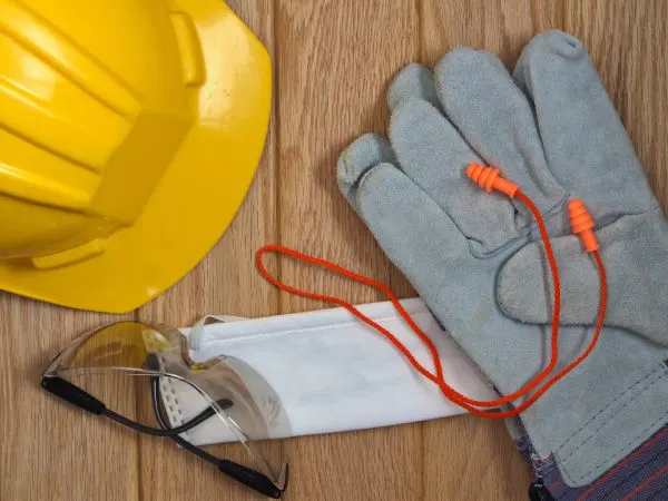 Safety gear used by a professional slab leak detection company