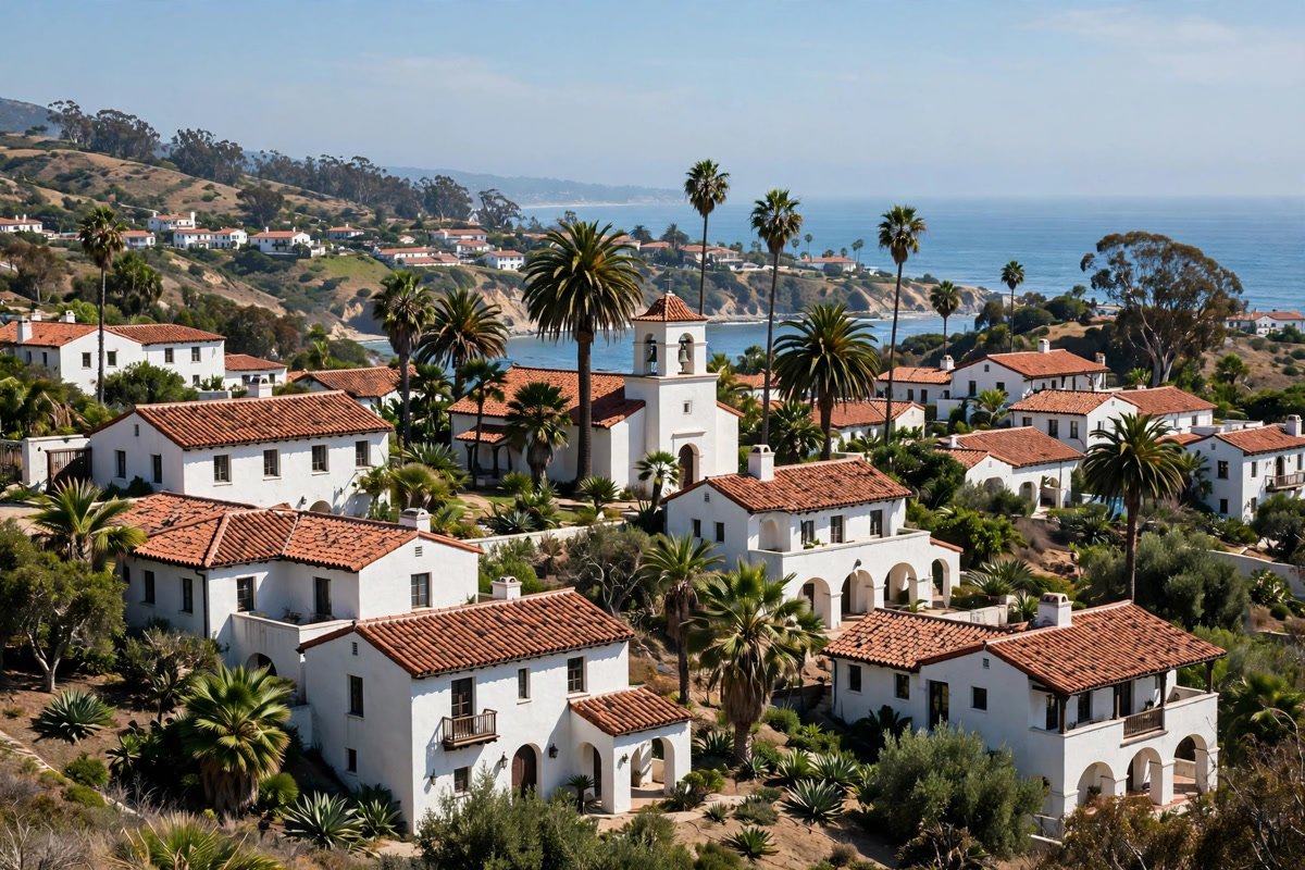 San Clemente skyline — slab leak detection service area
