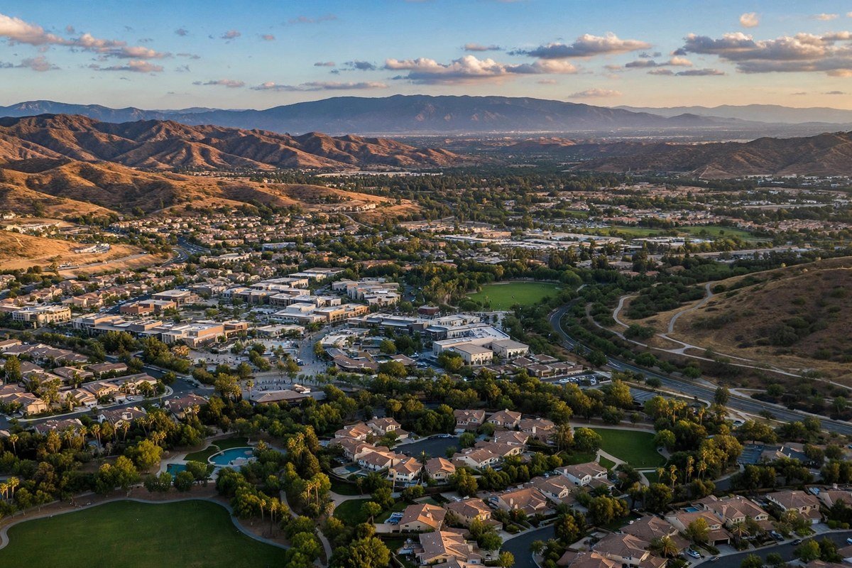 Santa Clarita California valley skyline, Nova slab leak service area