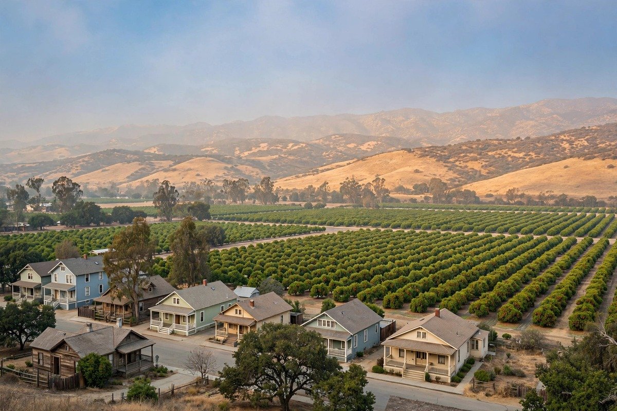 Santa Paula skyline — slab leak detection service area