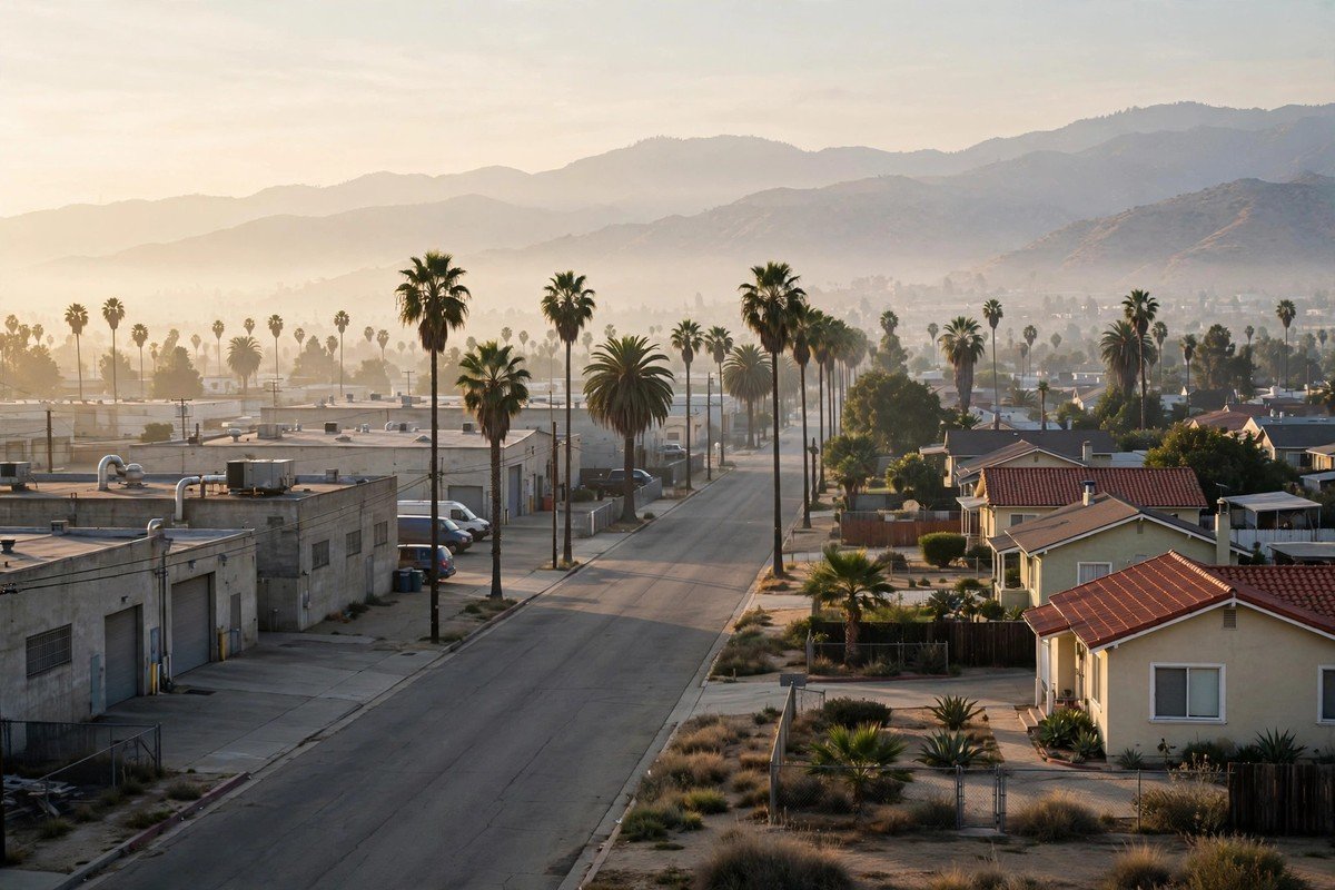 South El Monte skyline — slab leak detection service area