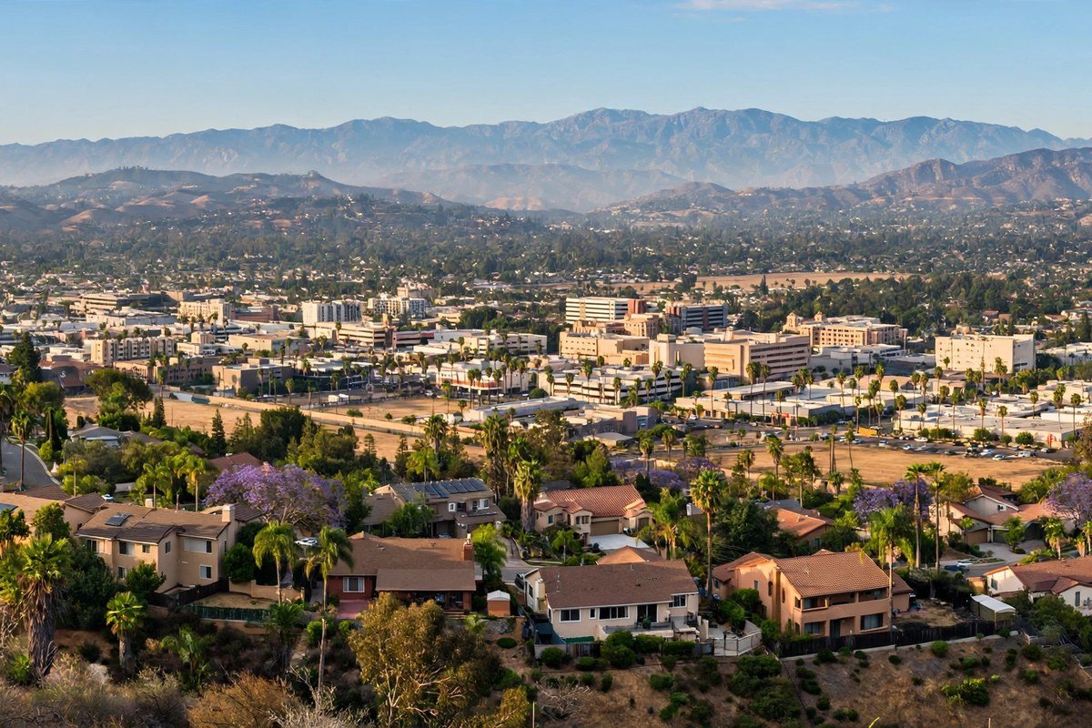 South Pasadena skyline — slab leak detection service area