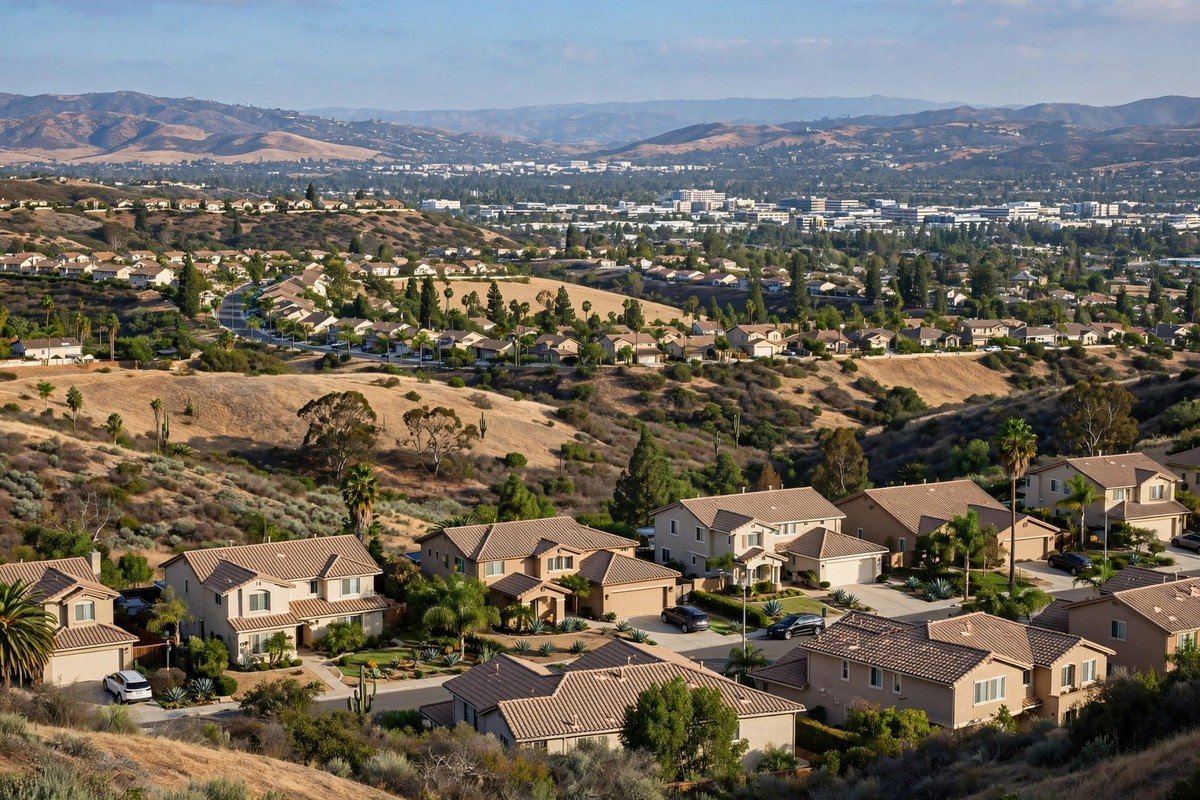 Stevenson Ranch California skyline, Nova slab leak service area