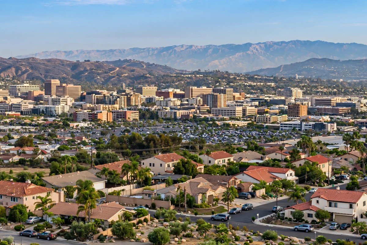 Sun City skyline — slab leak detection service area
