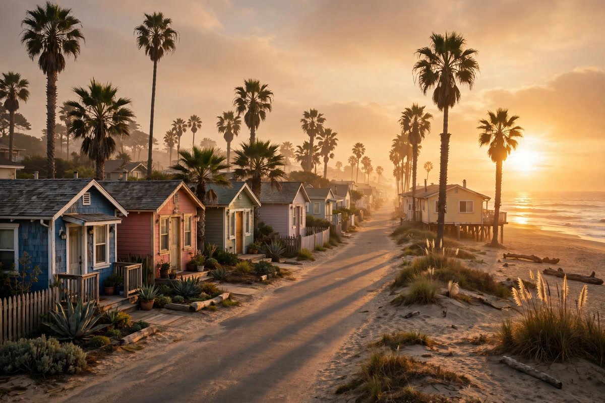 Sunset Beach skyline — slab leak detection service area