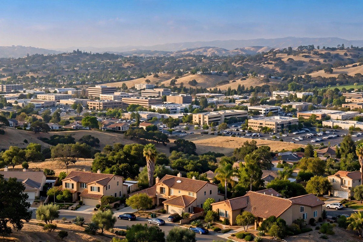 Thousand Oaks skyline — slab leak detection service area
