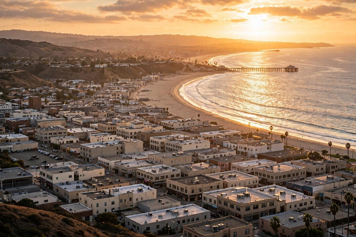 Ventura skyline — slab leak detection service area