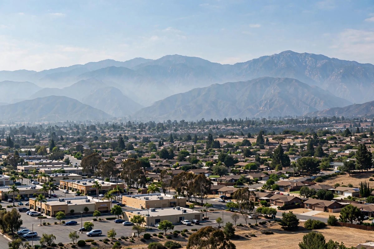 West Covina skyline — slab leak detection service area