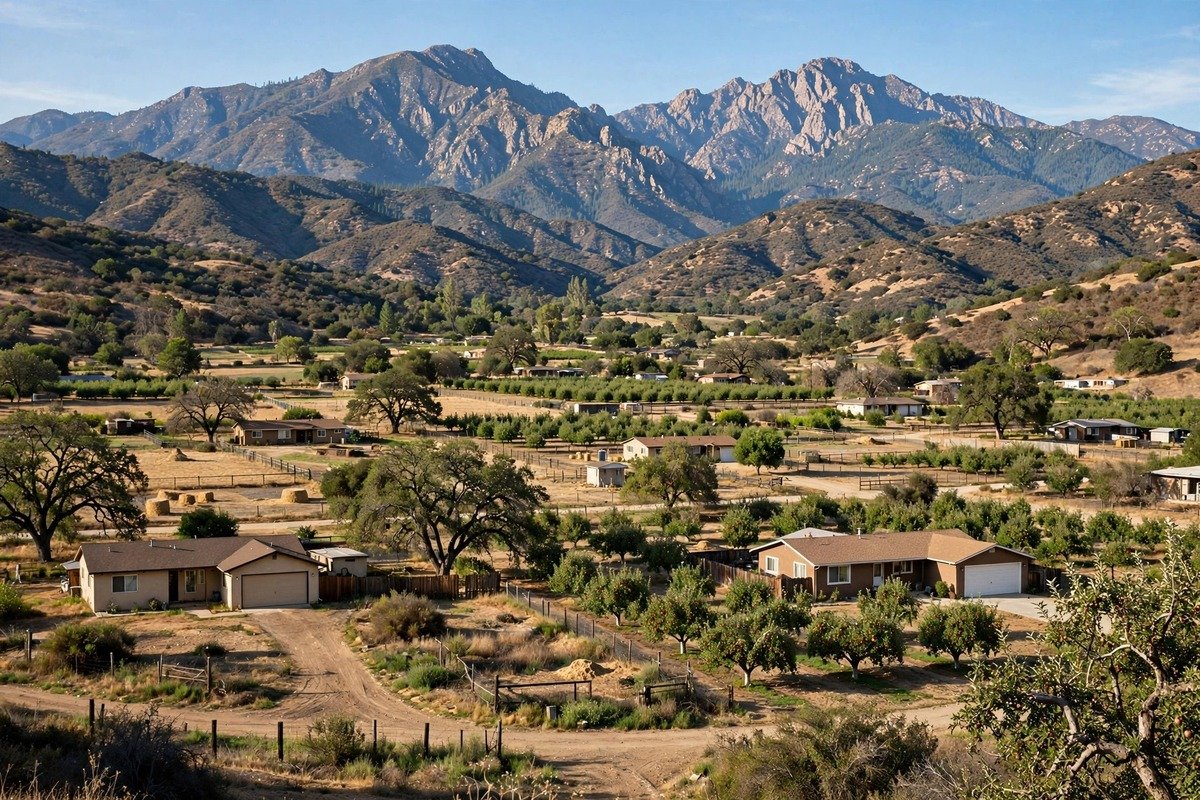 Yucaipa skyline — slab leak detection service area